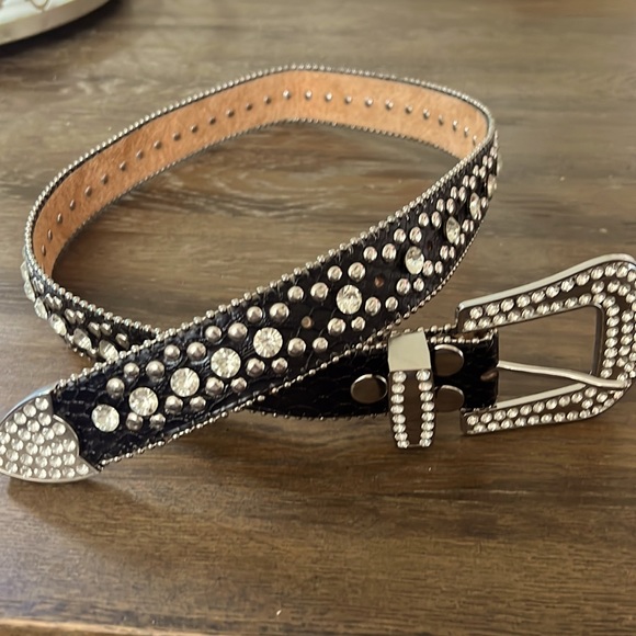 Other - Leather/Rhinestone belt
